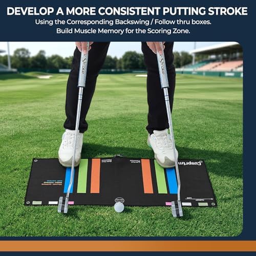 Magnetic Golf Stance Towel & Alignment Training Aid – Dual-Sided Proper Ball - Image 5
