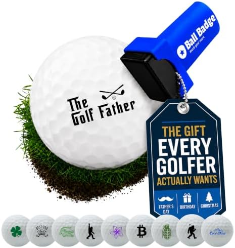 Ball Badge Golf Ball Stamp, Icon Series Self-Inking Ball Marker by AlibiGolf