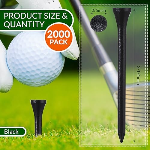 Mudder Bamboo Golf Tees Bulk - Image 2