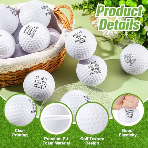 RoundFunny Mini Golf Stress Ball 2.5'' Bulk - Image 3