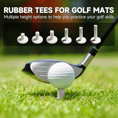 Rubber Golf Tees & Bamboo Tees Set, Various Specifications and Sizes - Image 3