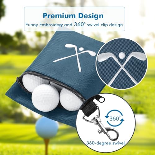 Golf Tee Bag, Waterproof Golf Tee Pouch - Image 4