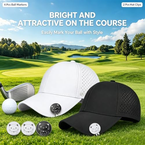 Adhere Golf Ball Markers with Strong Magnetic Hat Clip - Image 4