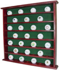 Mahogany Golf Ball Display Cabinet by Golf+Gifts+%26+Gallery