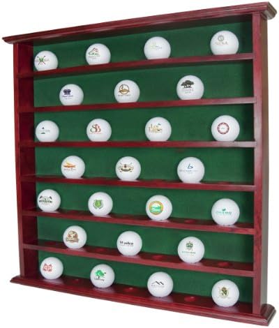 Mahogany Golf Ball Display Cabinet by Golf+Gifts+%26+Gallery