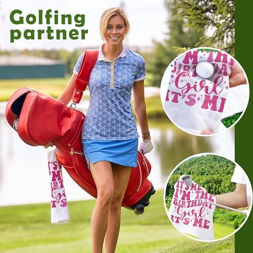 Pink Golf Towel Women - Image 5