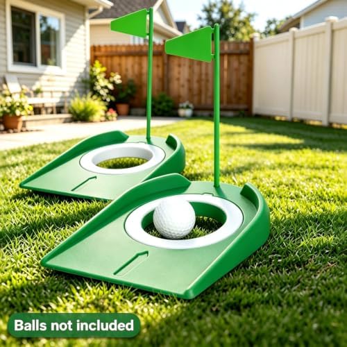Golf Putting Green Indoor Set, 2 Pack Cup - Image 3