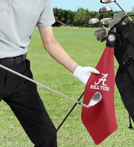Magnetic Golf Towel Alabama University - Image 5