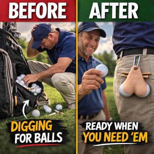 Golf Ball & Tee Holder Caddy – Clip-On Golf Accessory - Image 3