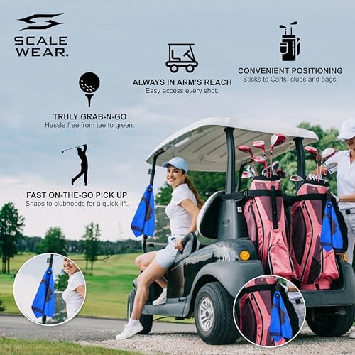 Magnetic Golf Towel 16x24 Waffle Weave - Image 5