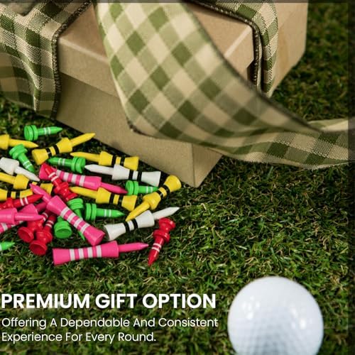 Castle Golf Tees Wood Colorful 50/100 Pack - Image 6