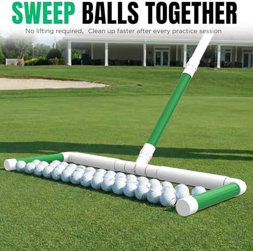 DURARANGE Portable Golf Ball Sweeper, Self-Standing Modular Tool - Image 2