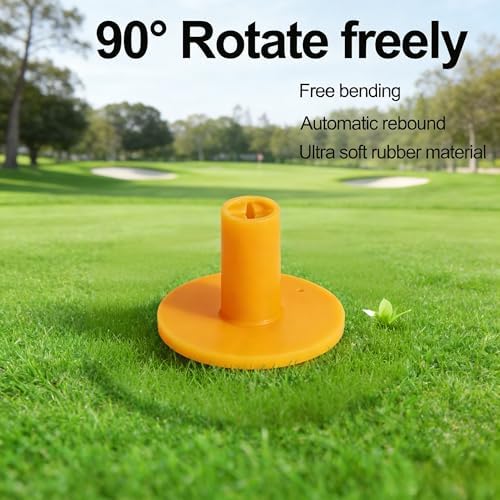 Rubber Golf Tees for Mats Adjustable Height Golf Simulator Tees, Indoor Outdoor - Image 6