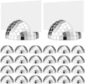 Leinuosen 24 Pcs Disco Ball Place Card Holders Photo Stand by Leinuosen