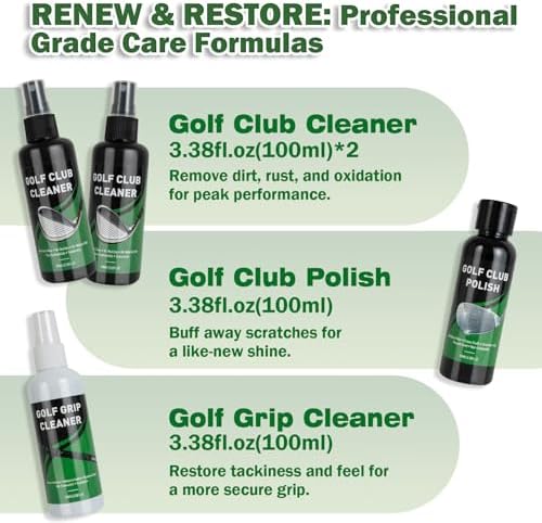 Golf Club Cleaning Kit, 8-in-1 Club Care Set - Image 3