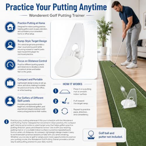 Golf Putting Trainer, Indoor Practice Aid - Image 5