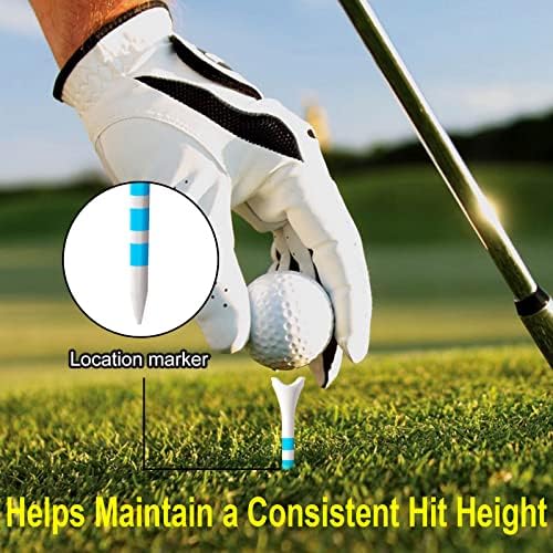60/100 Pack Plastic Golf Tees, Enhanced Durability & Stability, Designed to - Image 6