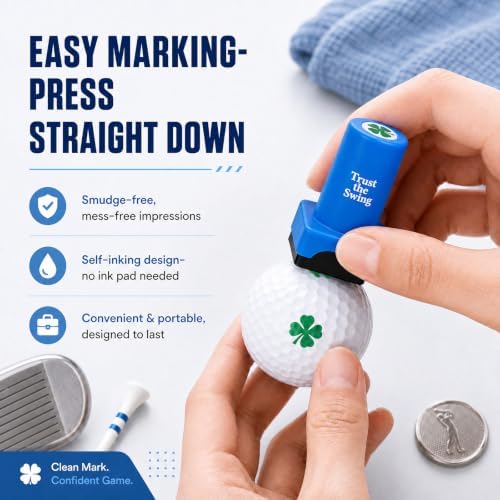 Golf Ball Stamp Marker – Self-Inking Stamper - Image 6