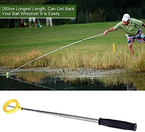 Golf Ball Retriever, Automatic Locking Scoop Telescopic Golf Ball Pick up - Image 2