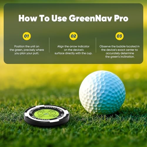 GreenNav Pro-High Precision Golf Green Reader & Golf Ball Marker - Image 5