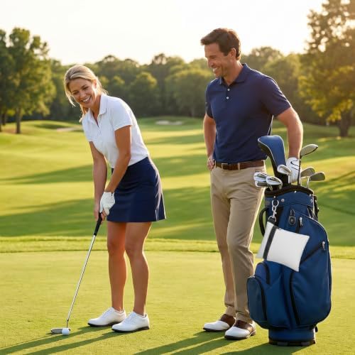2 Pcs Golf Tee Bag, 6.7 × 5.5 Inch Nylon Zipper Golf Tee Pouch - Image 5