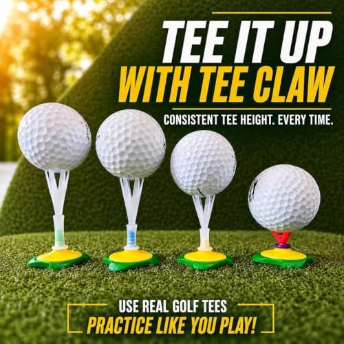 Tee Claw Golf Tee Holder, Golf Mat Tee, Golf Alignment String, Baseball Agility - Image 3