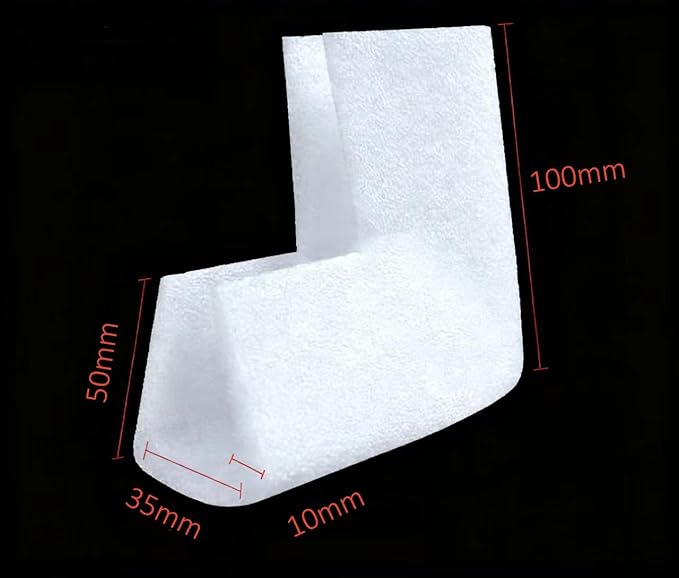 24PACK Foam Corner Protectors,Protectors for Shipping Moving Packaging, Protection Cushioning Foam Sets Furniture Corner and Edge Safety Bumpers for Photo Mirror TV Frame Edge