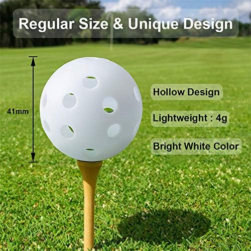 Practice Golf Balls for Backyard, Plastic Golf Training Balls 5 inch Indoor - Image 2