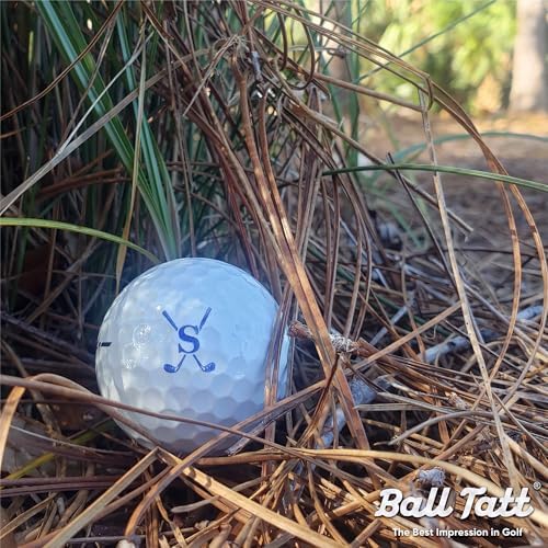 Golf Ball Stamp Personalized Monogram Initial Self-Inking Marker Quick Dry - Image 2