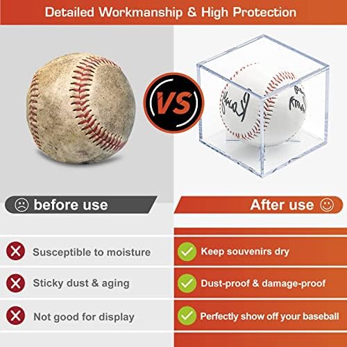 8 Pack Baseball Display Cases - Image 3