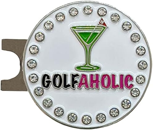 Giggle Golf Happy Hour Bling Golf Ball Marker by GiggleGolf