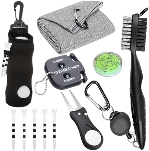 11 Pcs Golf Accessories Kit, Include Golf Ball Bag by karamagic