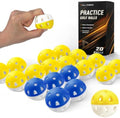 Wear-Resistant Practice Golf Balls, High Visibility by FULLCHOICE