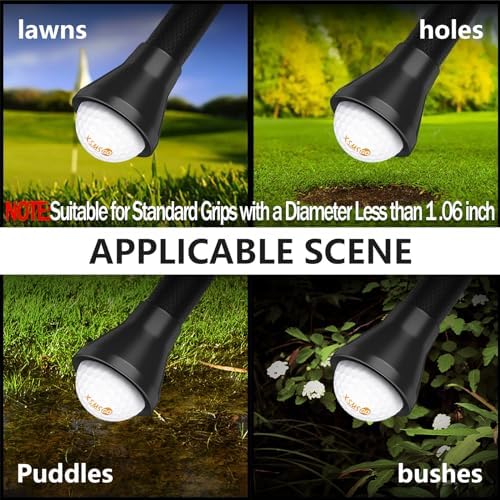 4pcs Golf Ball Retriever, Quick-Install Golf Ball Picker Upper Tool, Durable - Image 2