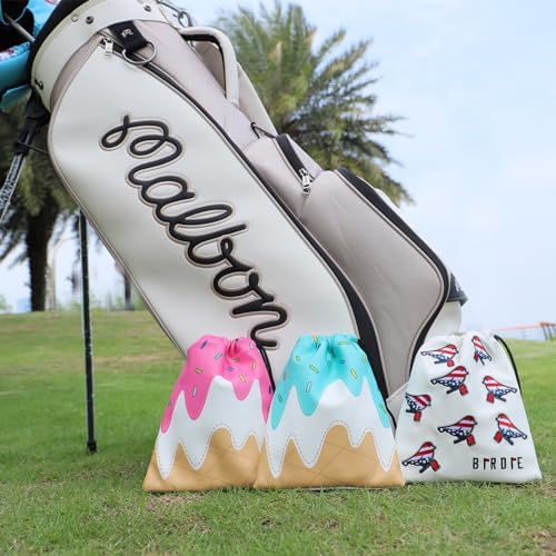 Golf Valuables Pouch Bag with Drawstrings Closure - Image 4