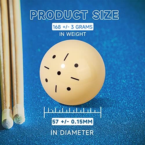 GSE Billiard Training Cue Ball, AAA-Grade PRO Cup Standard Pool Cue Ball - Image 2