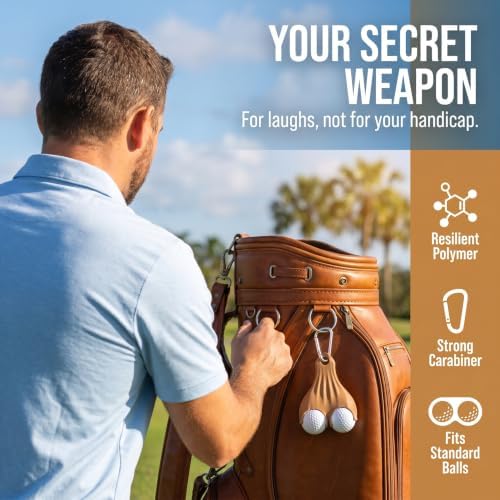 3D Printed Golf Ball Holder Sack – Funny Clip-On Pouch - Image 4