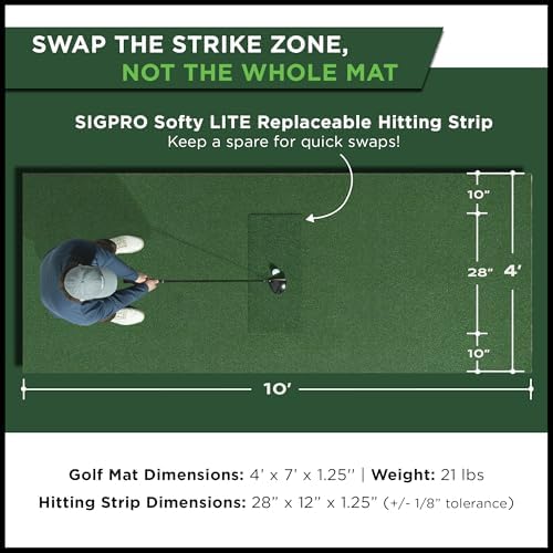 The Indoor Golf Shop SIGPRO Softy LITE Golf Mat - Image 4