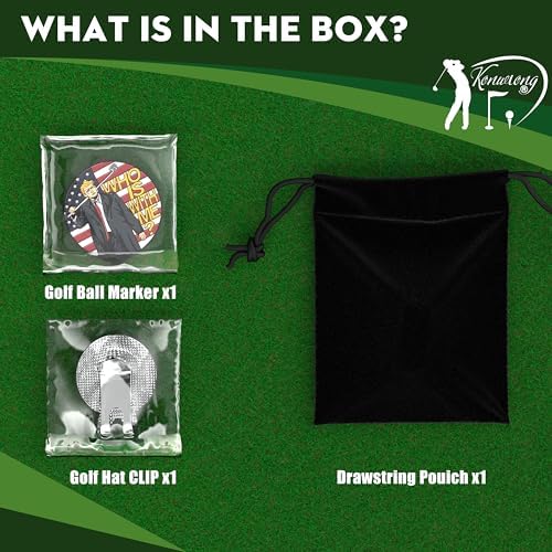 Funny Golf Ball Marker Magnetic Hat Clip - Image 5