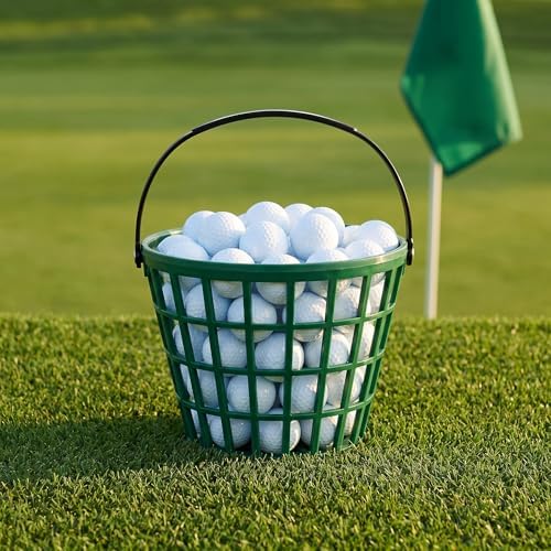Bekith 2 Pack Plastic Golf Ball Basket, Golfball Container Ball Bucket - Image 5
