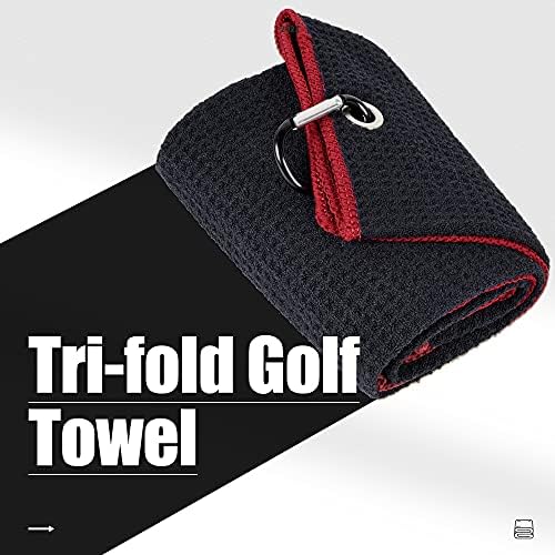 Mile High Life Tri-fold Golf Towel | 16" X 24" | Premium Microfiber Fabric | - Image 2