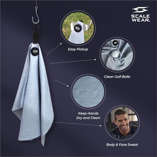 Magnetic Waffle Golf Towel 16x24 - Image 3