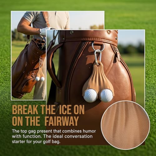 3D Printed Golf Ball Holder Sack – Funny Clip-On Pouch - Image 2