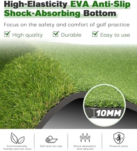Premium Dual-Turf Golf Mat: 5x4ft, 21mm to 50mm Thickened Base - Image 3