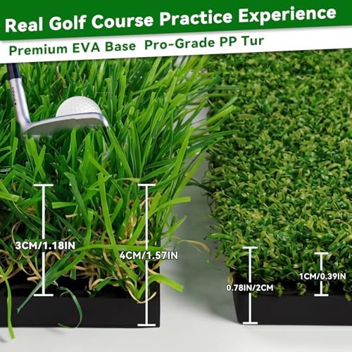 3-in-1 Golf Hitting Mat, Golf Training mat - Image 4