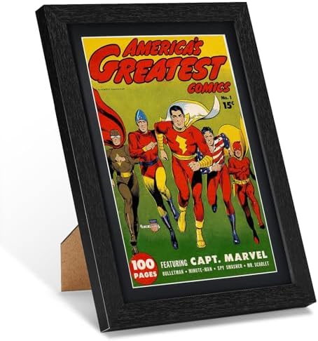 JupDec Comic Book Frame, Premium Wood Display Case by JupDec