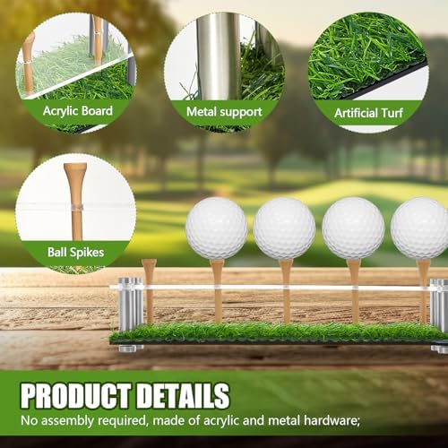 Menkxi Golf Ball Display Case Golf Ball Holder Stand Box - Image 3