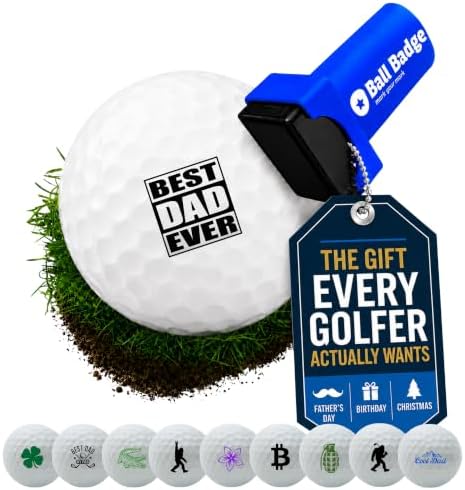Ball Badge Golf Ball Stamp, Icon Series Self-Inking Ball Marker by AlibiGolf