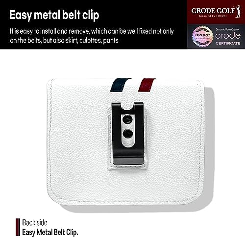 CRODE Golf Rangefinder Leather Case and Tee Holder - Image 5