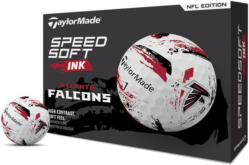 TaylorMade Golf Speed Soft Ink NFL Golf Balls by Unknown